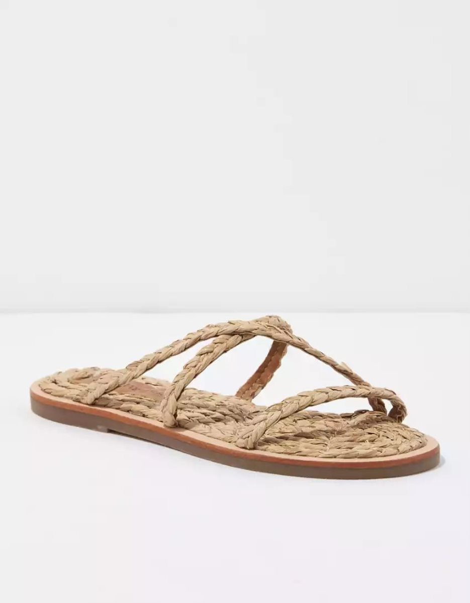 Sandales American Eagle Salt Umber Sahara Beige Femme | YYW-33364714